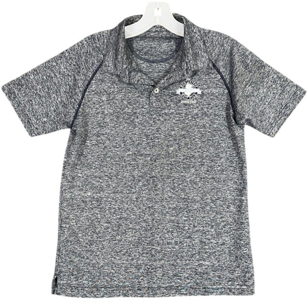 Garb Shirt Boys large Black Performance New Jersey Junior Golf Polo Short Sleeve